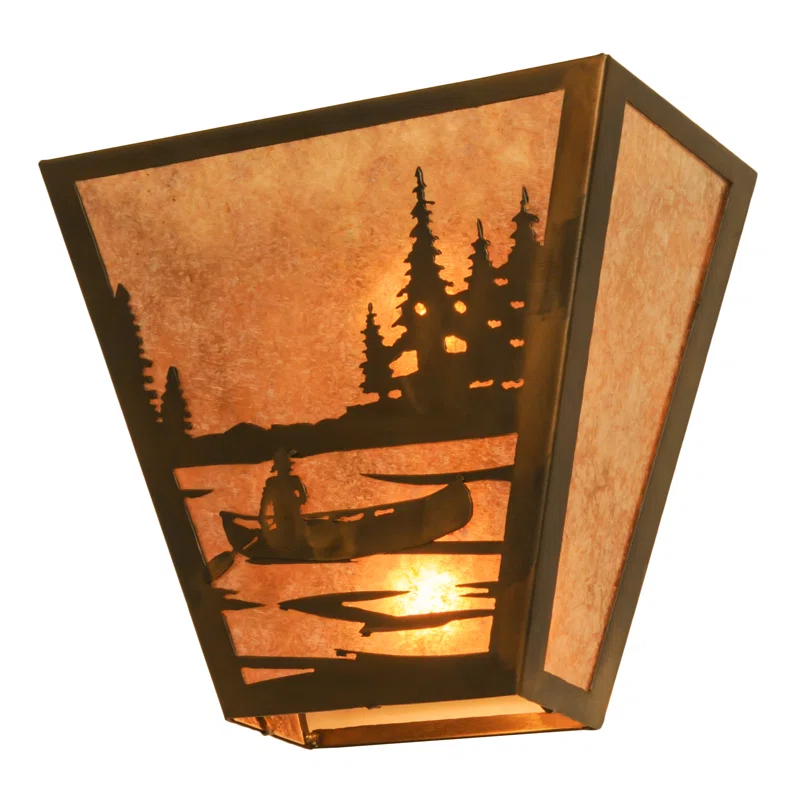 Loon Peak® Corbett Flush Mounted Sconce