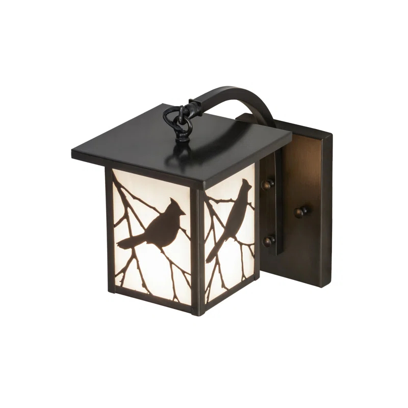 Meyda Lighting Rustic Lodge Solid Brass Wall Light