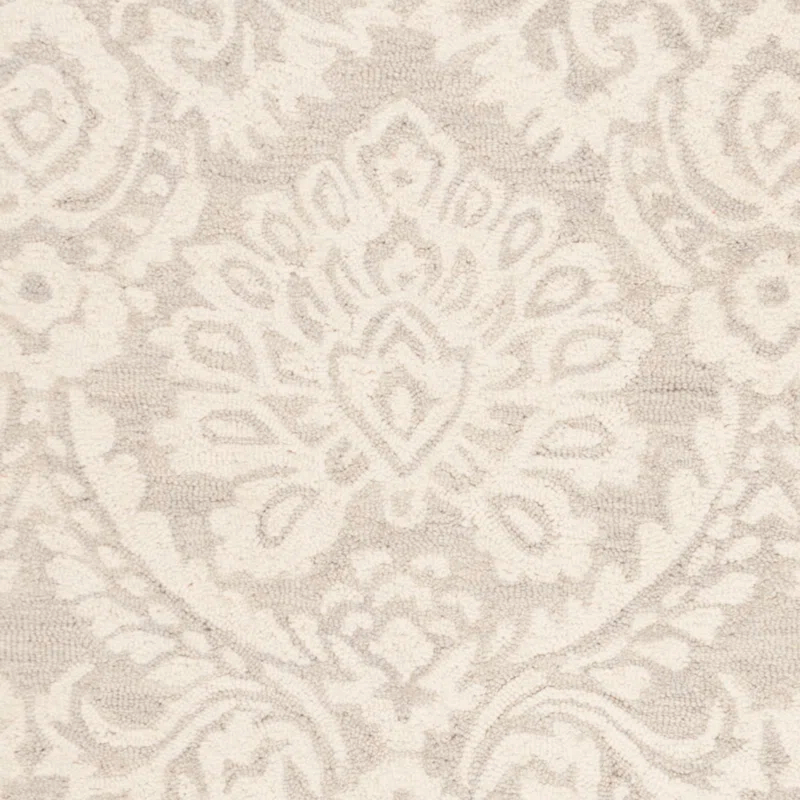 Tansy Wool Silver / Ivory Rug