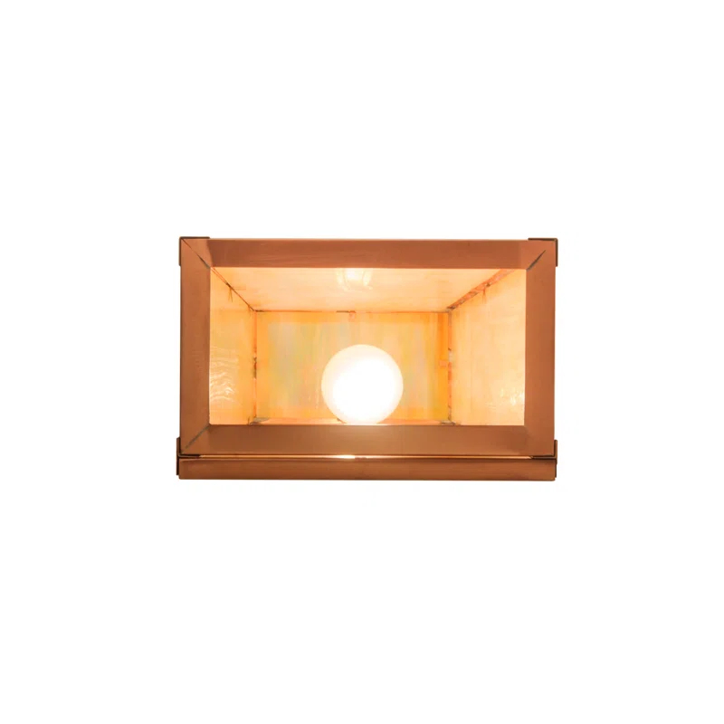 Double Bar Mission Flush Mounted Sconce