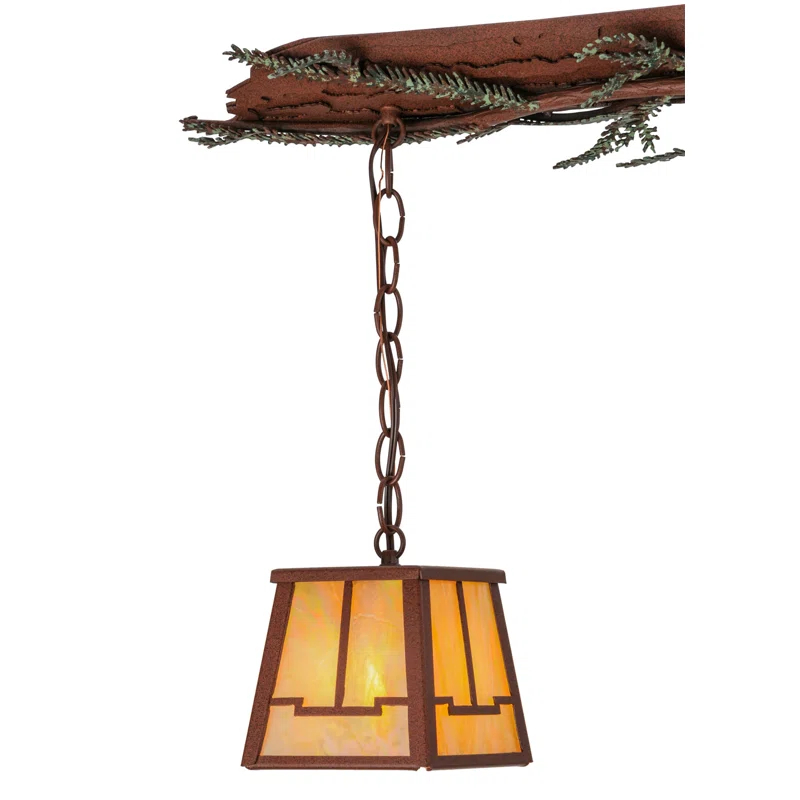 2 - Light Rust Kitchen Island Pendant