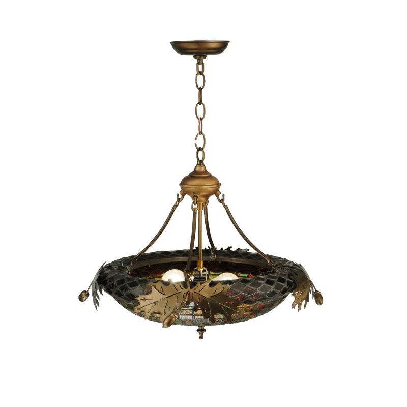 Rustic Lodge 2 - Light Antique Copper Unique/Statement Pendant