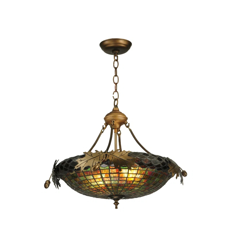Rustic Lodge 2 - Light Antique Copper Unique/Statement Pendant