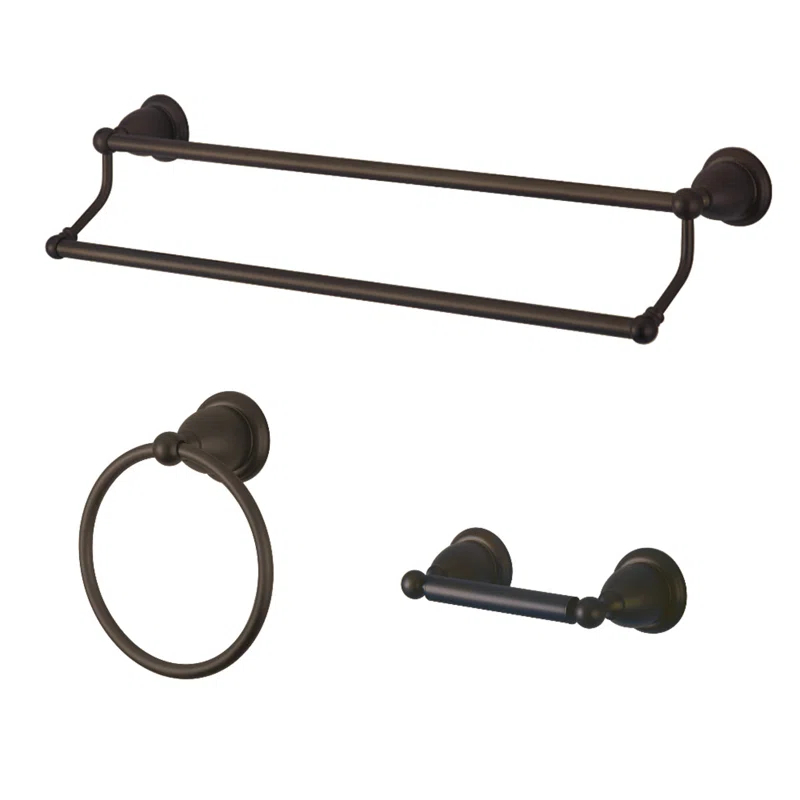 Kingston Brass Heritage 3-Piece Bathroom Hardware Set