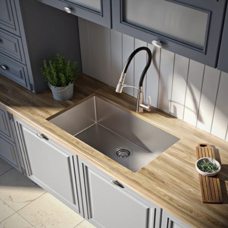 KRAUS Standard PRO™ Gauge Undermount Kitchen Sink with WasteGuard™ Garbage Disposal