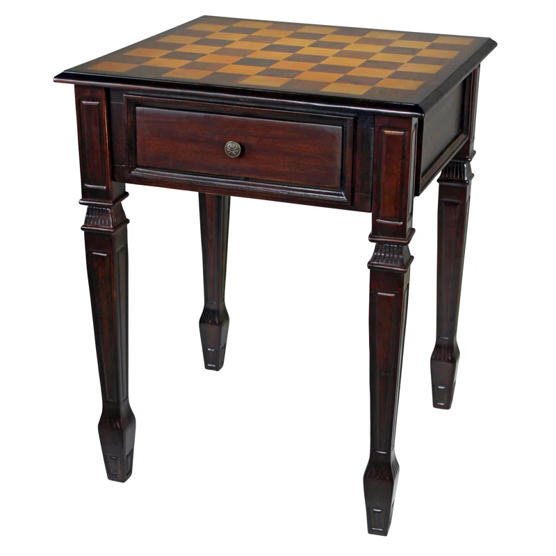 Design Toscano Walpole Manor 20.5" Square Chess Table