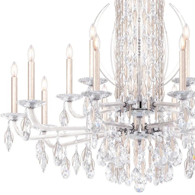 Sarella 15 - Light Glass Classic / Traditional Chandelier