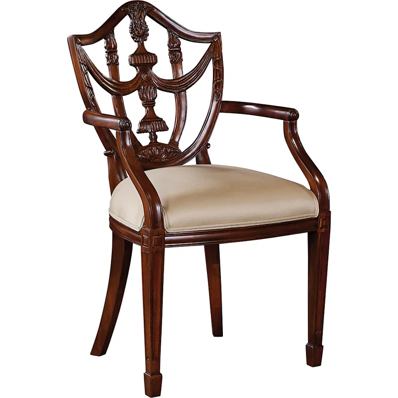 Shield Cotton Upholstered Armchair