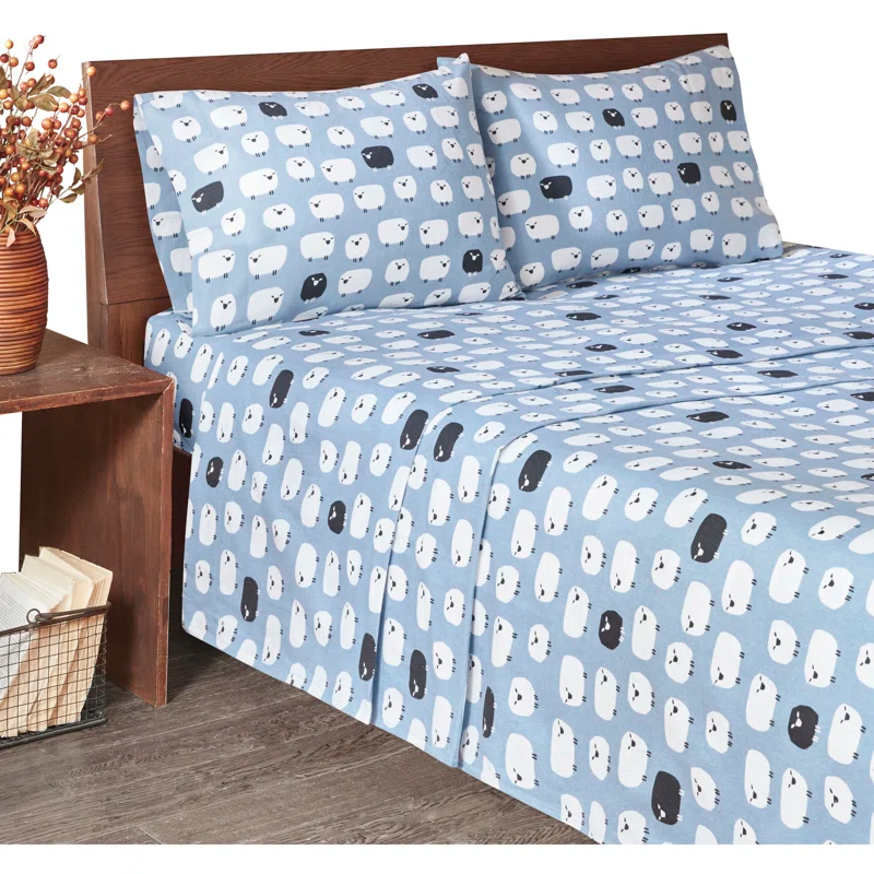Woolrich 100% Cotton Flannel Sheet Set