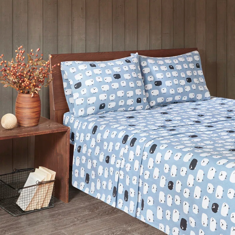 Woolrich 100% Cotton Flannel Sheet Set