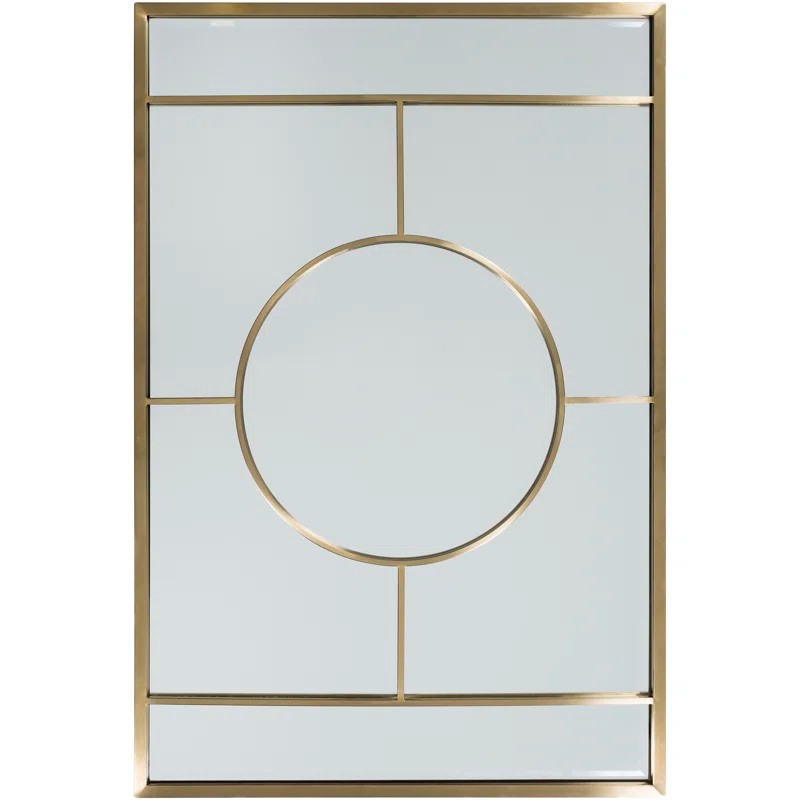 Everly Quinn Metal Flat Wall Mirror