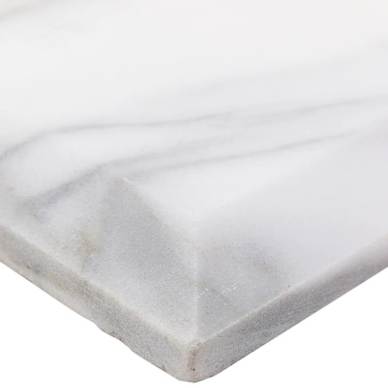 Calacatta 3" x 6" Marble Marble Look Subway Wall & Floor Tile