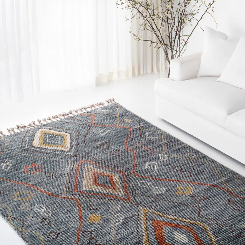 Lauren Ralph Lauren Lauren Ralph Lauren Hand Knotted Wool, Cotton Southwestern Rug