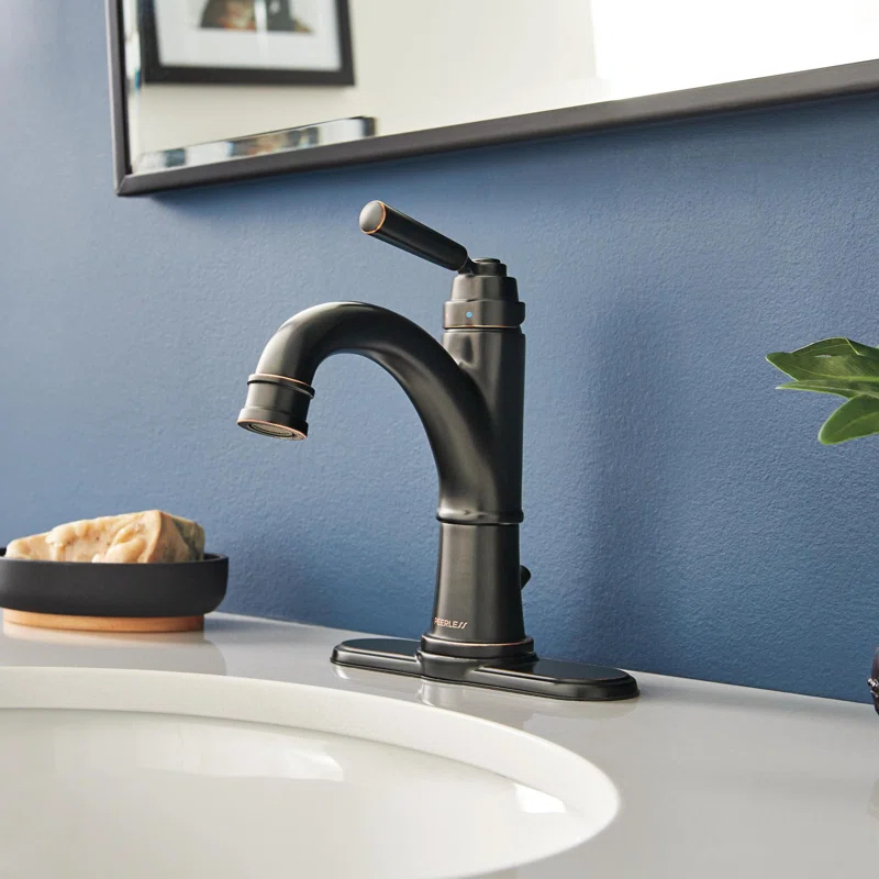 Westchester Single-Hole Bathroom Faucet with Drain Assembly