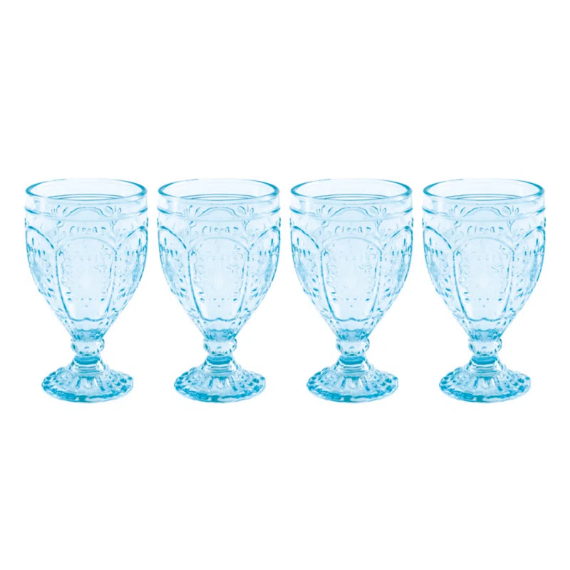 Fitz and Floyd Trestle 12 oz. Water Goblet (Set of 4)