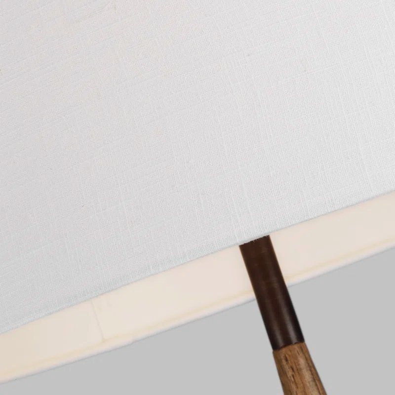 Ferrelli 61.625'' Weathered Oak Wood Traditional Floor Lamp