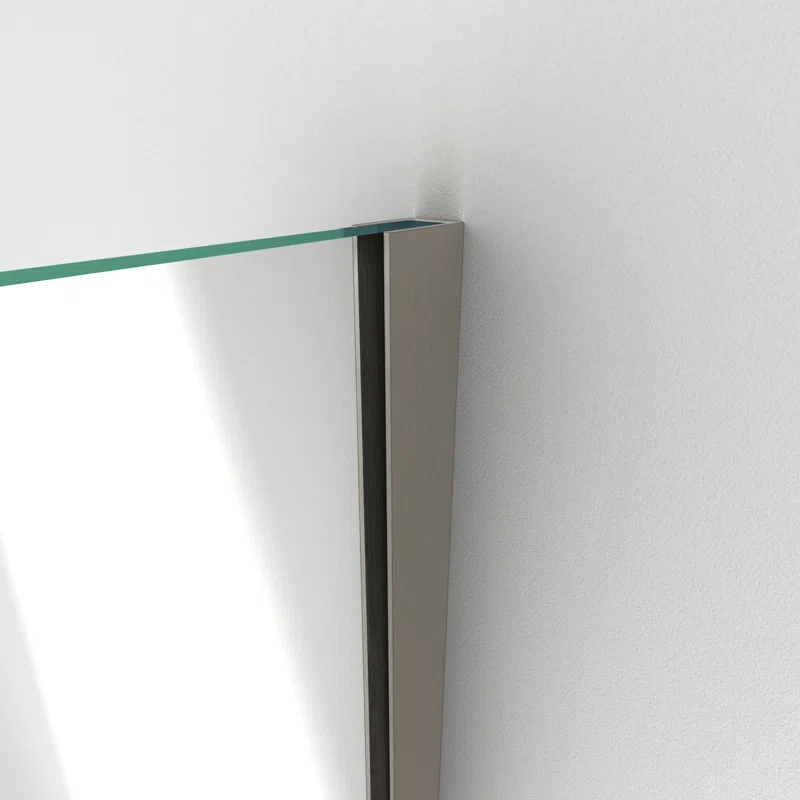 Unidoor Plus 58" W x 72" H Pivot Frameless Shower Door with ClearMax™ Technology