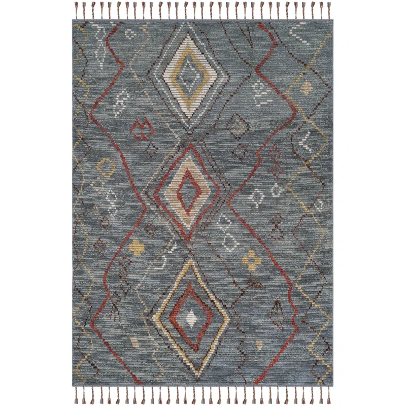 Lauren Ralph Lauren Lauren Ralph Lauren Hand Knotted Wool, Cotton Southwestern Rug