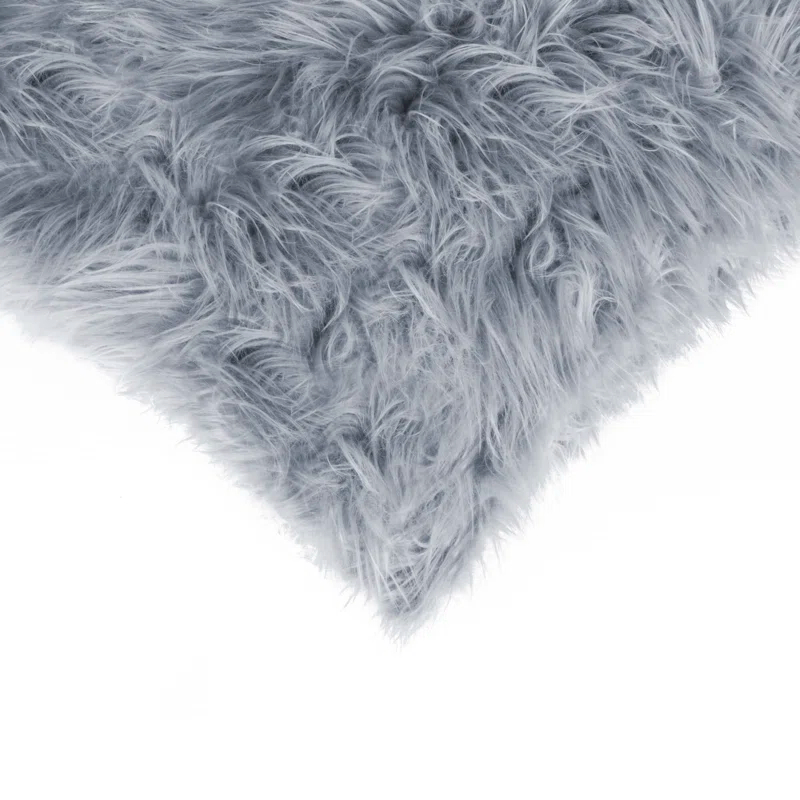 Belton Animal Print Faux Fur Throw Pillow (Set of 2)
