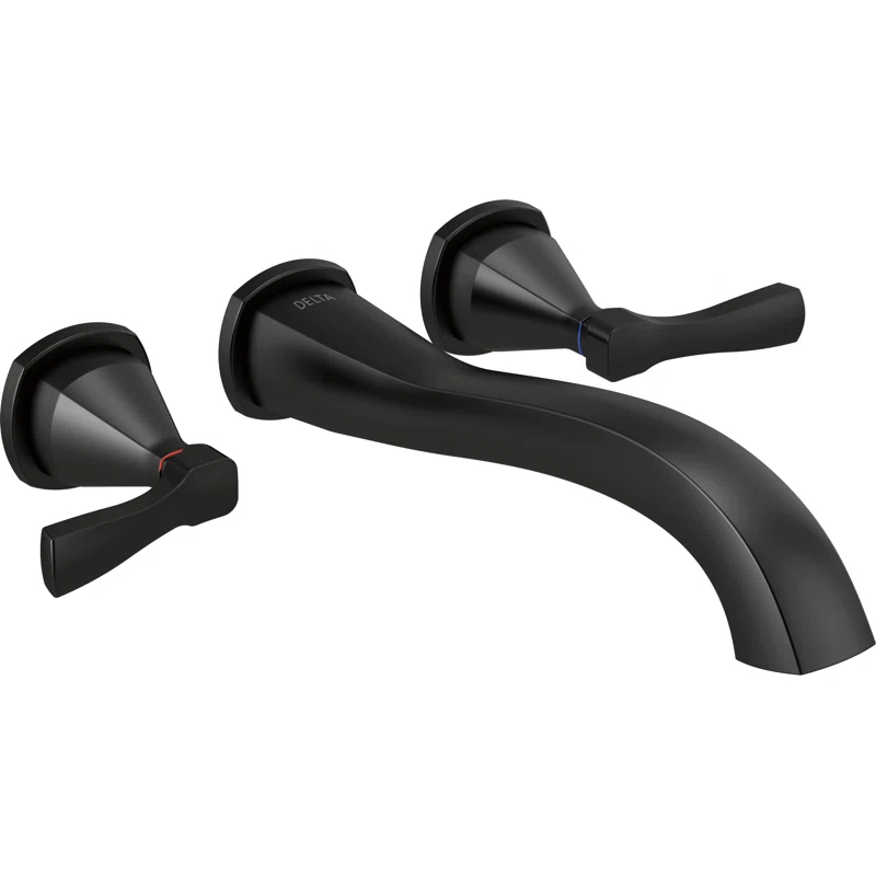 Stryke Double Handle Wall Mounted Tub Spout Trim