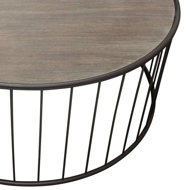 Diamond Sofa Gibson Solid Wood Top Single Coffee Table
