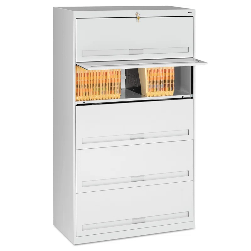 Tennsco Corp. 36'' Wide 5 -Drawer Steel File Cabinet