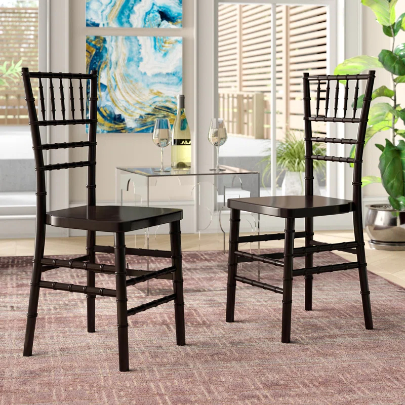 Flash Furniture Emma Premium Series Resin Stacking Chiavari Chair (Set of 2)