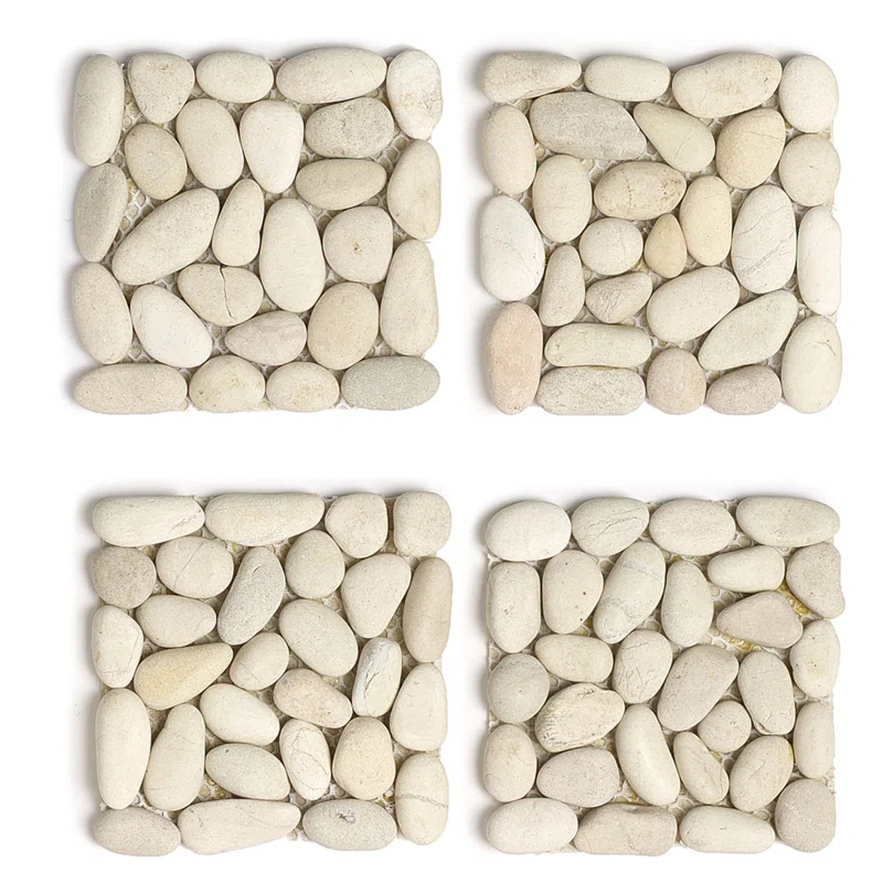 Design Ideas Stoneware Square 4 Piece Coaster Set (Set of 4)