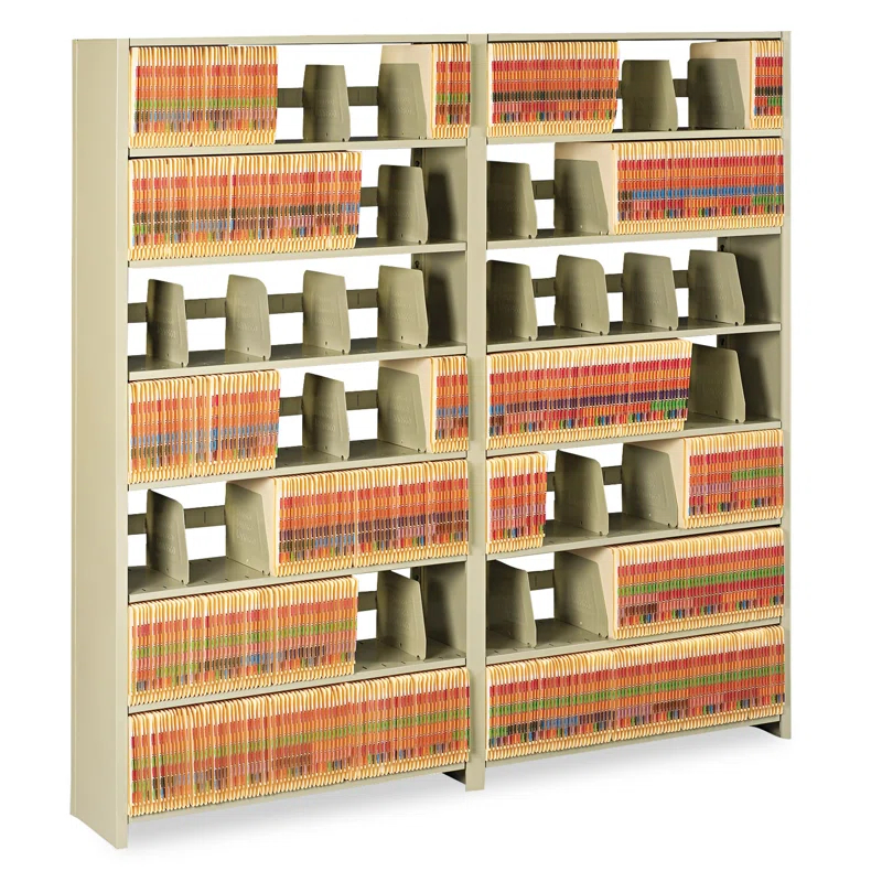 Tennsco Corp. Tennsco Snap-Together Open Shelving Units, Starter Metal Flat Files Open