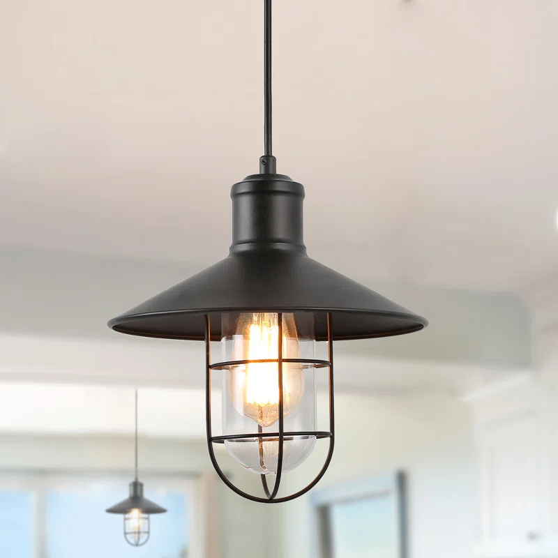 1 - Light Satin Black Single Pendant