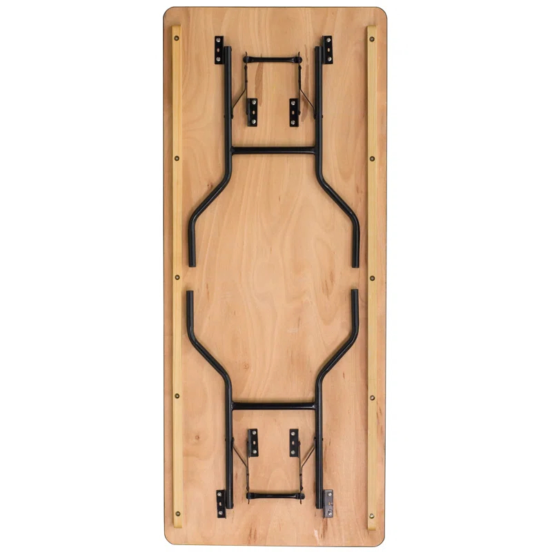 Flash Furniture Wofford Rectangular Wooden Folding Training and Event Table