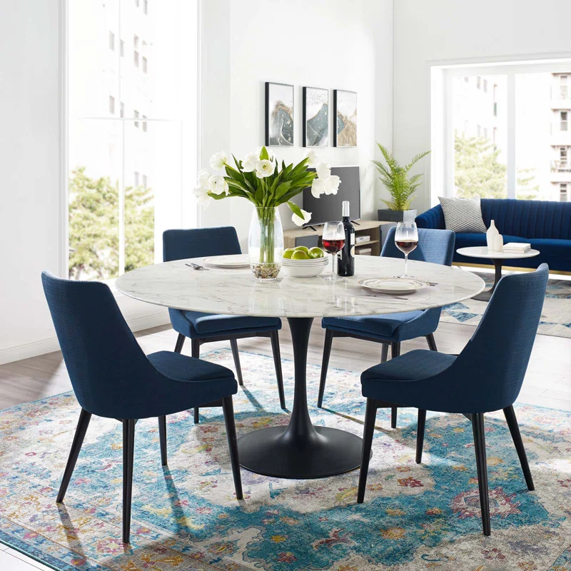 Modway Modway Lippa Oval Artificial Marble Dining Table