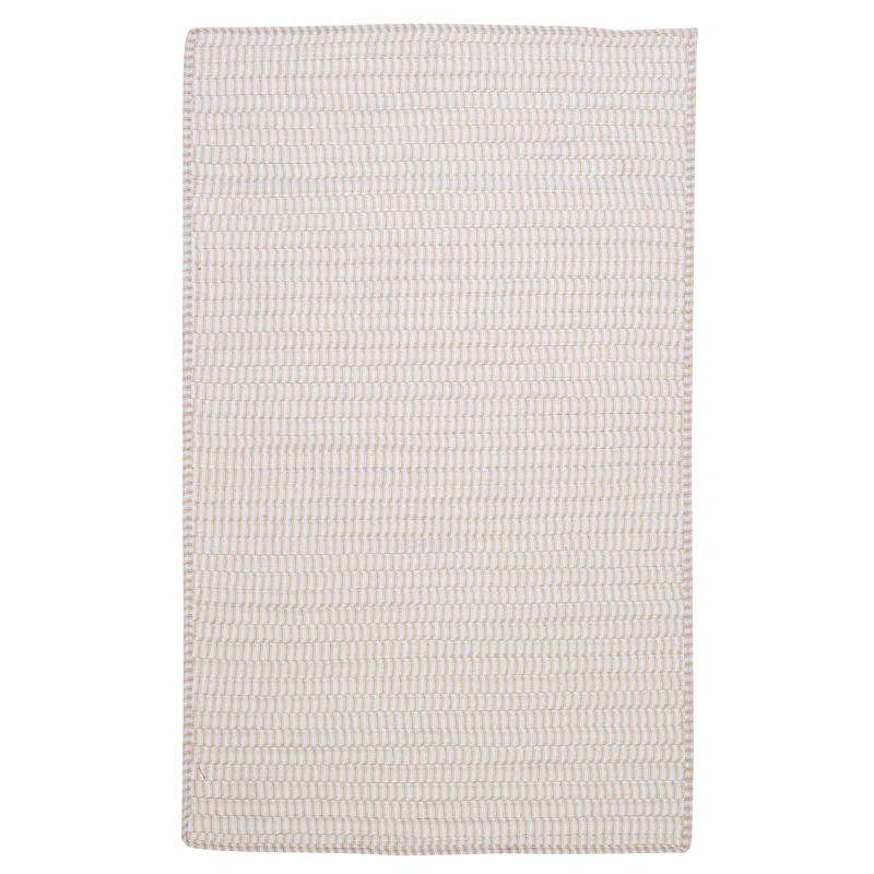 Ophelia & Co. Mcclain Hand Braided White Rug
