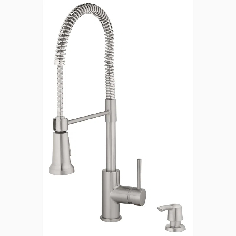 Tosca H91K-51D-SS Tosca Ferrara Pull Down Kitchen Faucet with Soap Dispenser