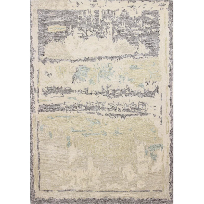Bashian Rugs Handmade Tufted Ivory Rug
