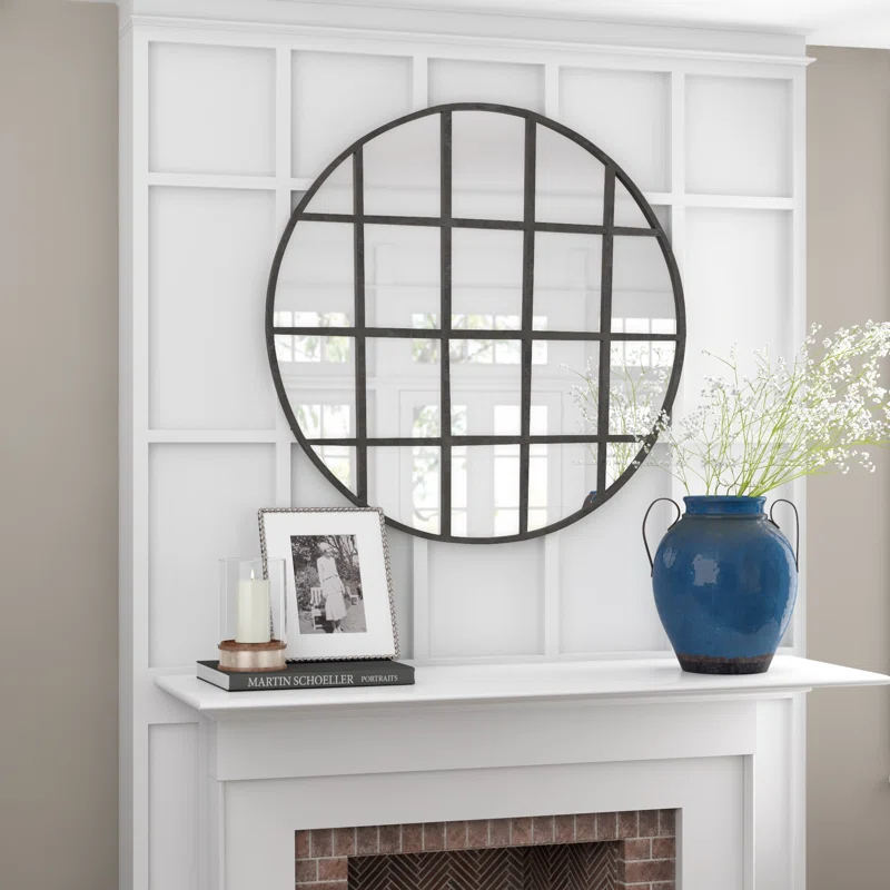 Paneled Modern & Contemporary Accent Mirror