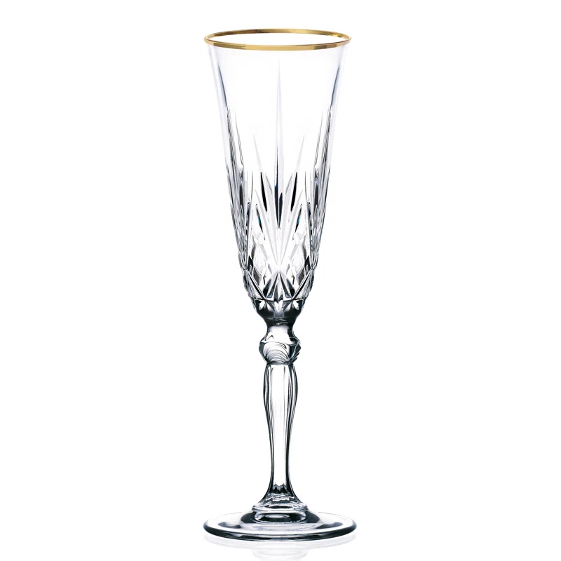 Siena 6oz. Crystal Flute Set (Set of 4)