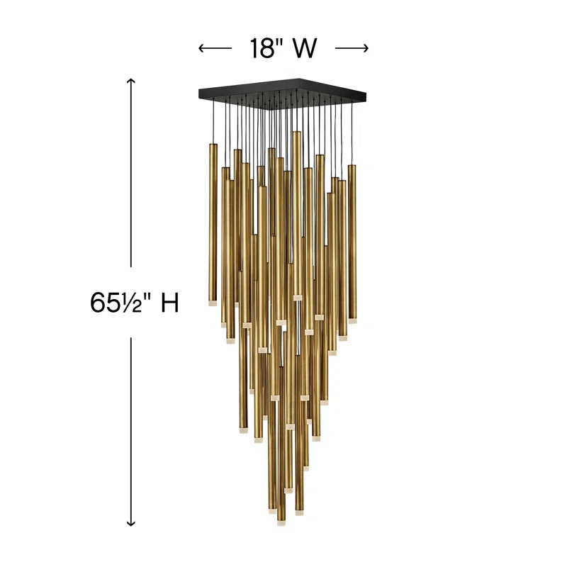 Harmony 36-Light Adjustable Modern Pendant w/ Integrated LED