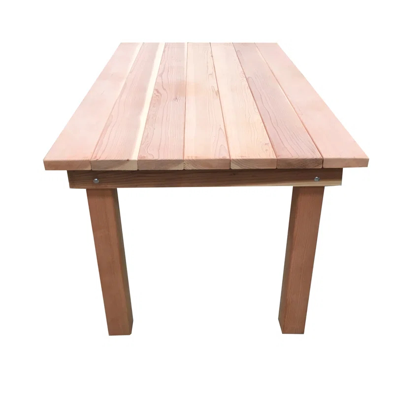 Millwood Pines Creedmoor Solid Wood Dining Table