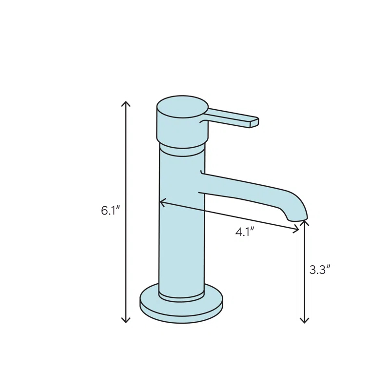 Bretton™ Trough Bathroom Faucet with Drain Assembly