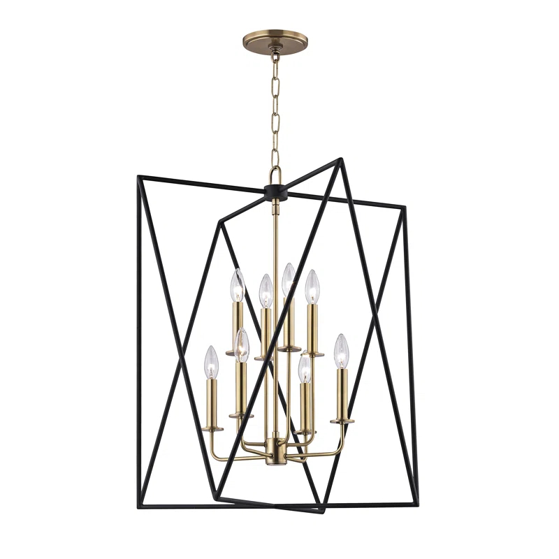 Laszlo 8 - Light Geometric Chandelier