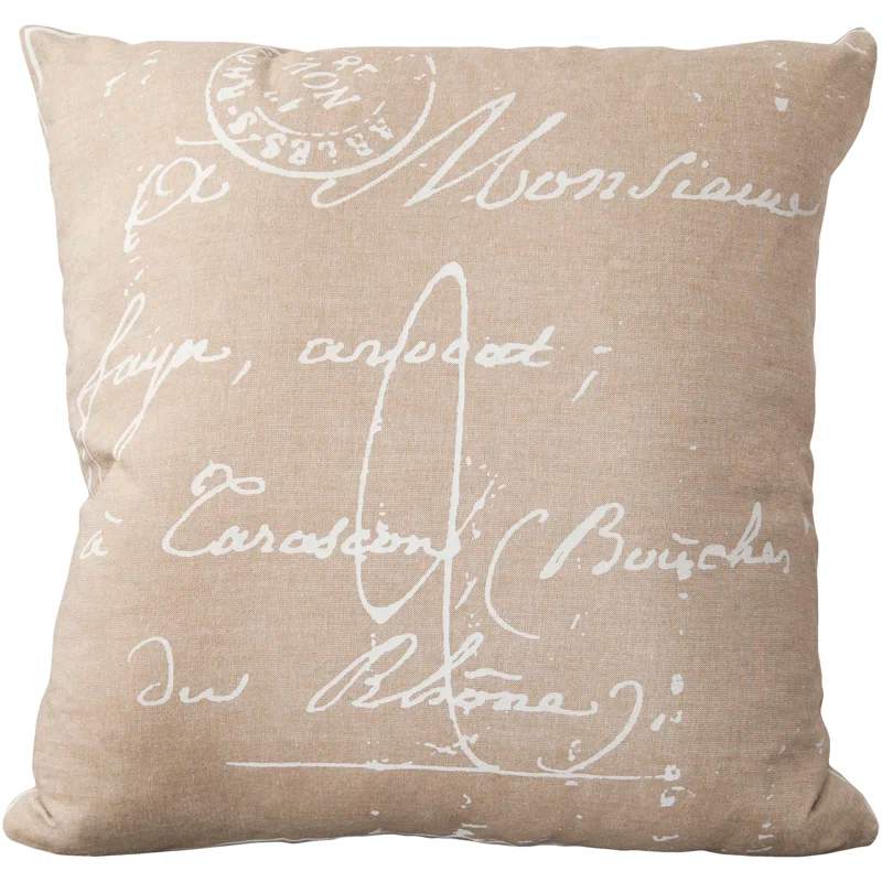 Geometric Cotton Throw Pillow