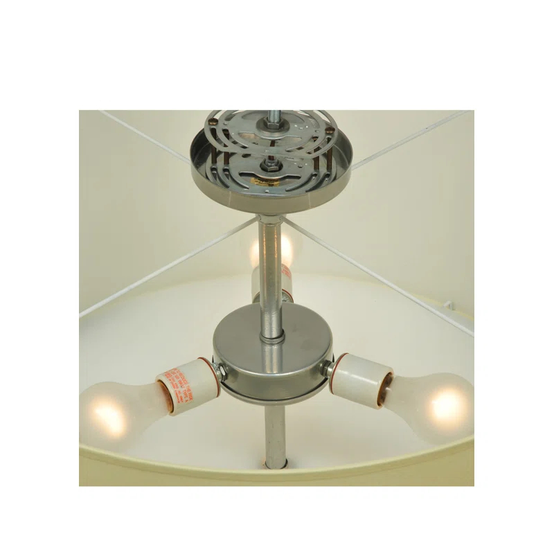 Cilindro Chrome 3-Light Indoor/Outdoor Flush Mount Drum