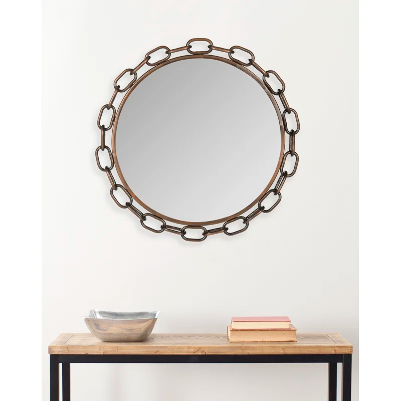17 Stories Sista Metal Flat Wall Mirror