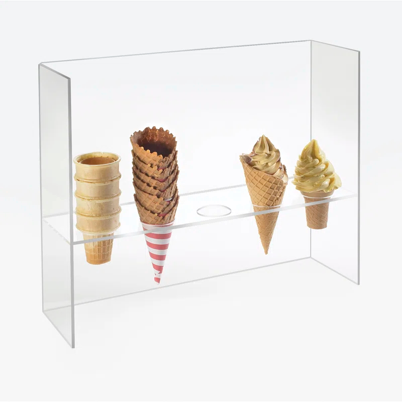 Cal-Mil Acrylic Cone Holder with Guard