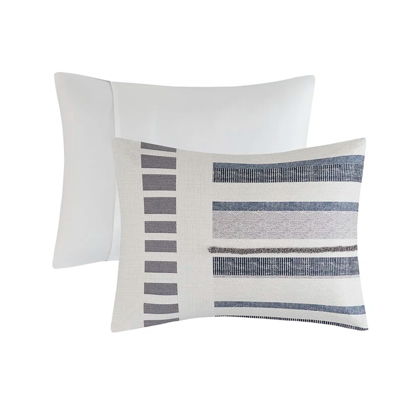 Oconnor 3 Piece Boho Cotton Printed Comforter Set with Trims