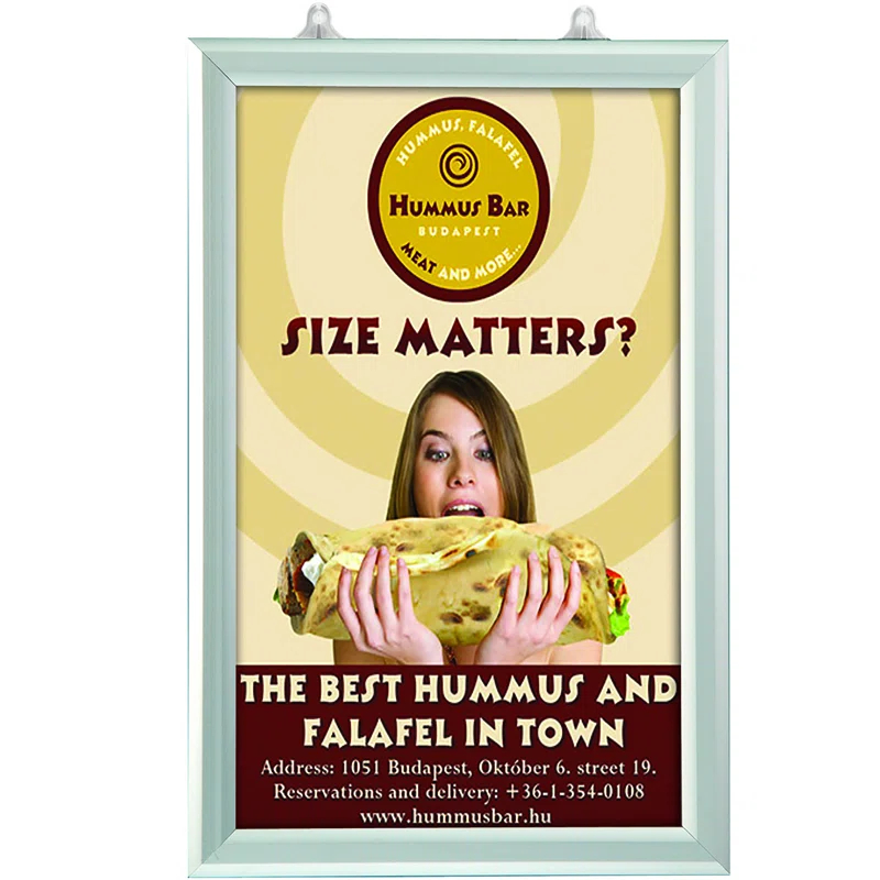 MT Displays Metal Beveled Picture Frame