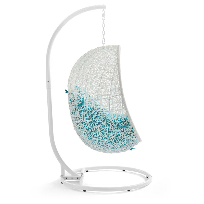Modway Hide Outdoor Patio Swing Chair With Stand