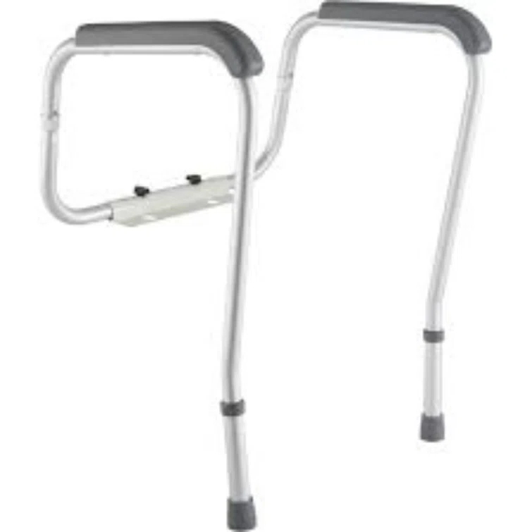 Medline Aluminum Foldable Toilet Safety Rails MDS86100RF
