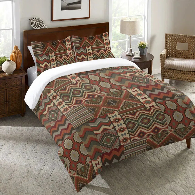 Laural Home Country Mood Navajo King Quilt Set